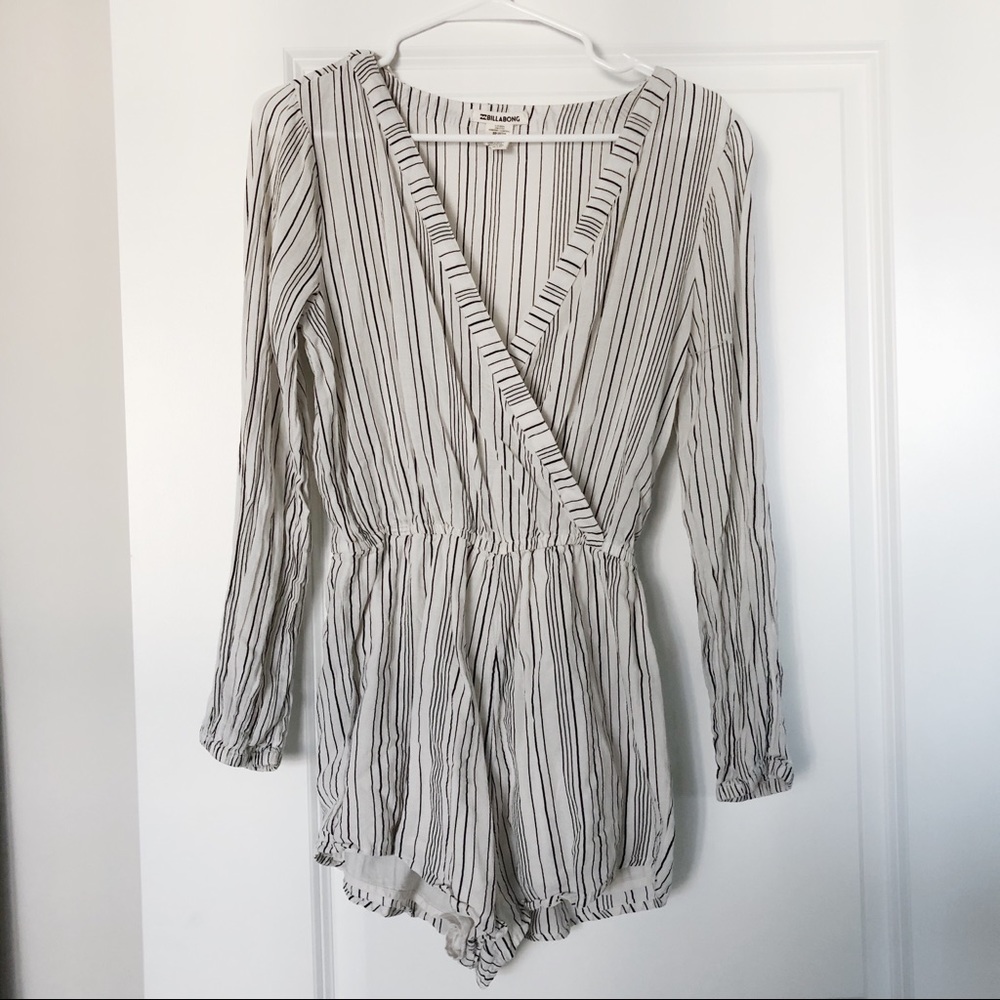 Billabong Striped Romper